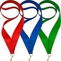 Лента для медали (зелёная, красная,синяя) 20мм V2